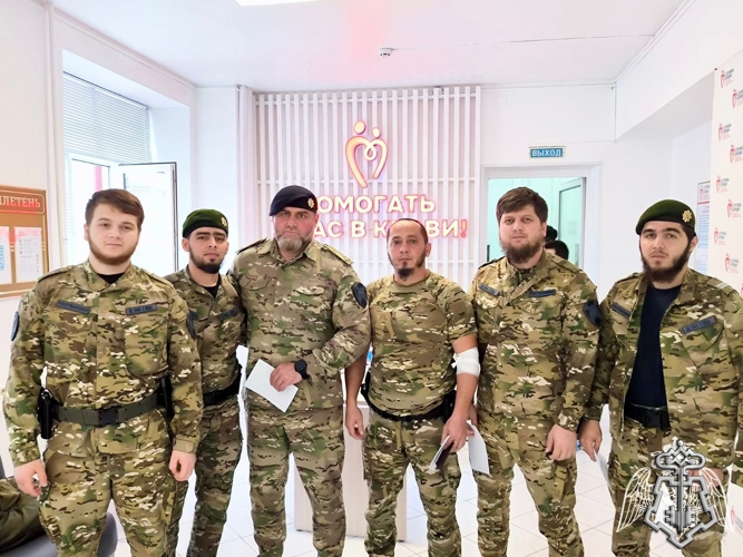 В Чеченской Республике более 130 сотрудников Росгвардии стали донорами крови