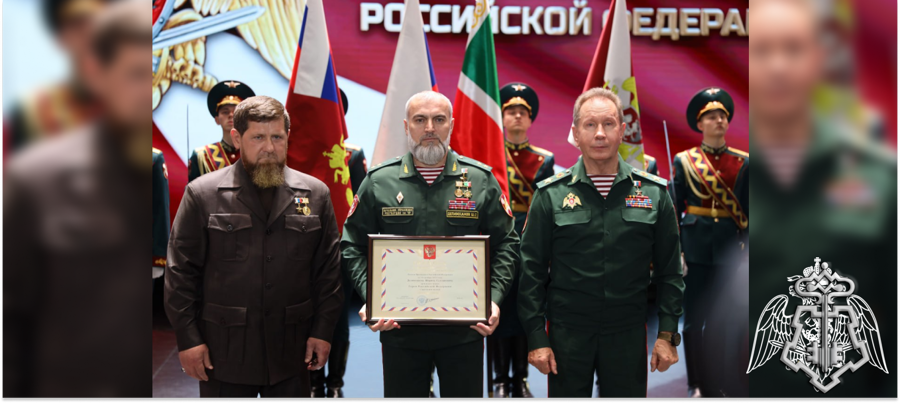 Герой России генерал армии Виктор Золотов вручил государственные награды росгвардейцам – участникам СВО в Чеченской Республике